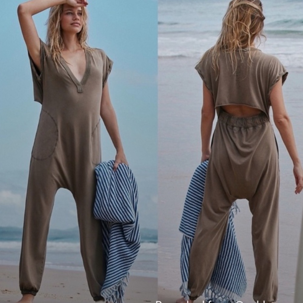 FP Movement by Free People Olive Jumpsuit